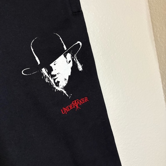 WWE x Shoe Palace The Undertaker Sweatpants Streetwear Thick Material Joggers - Picture 4 of 8